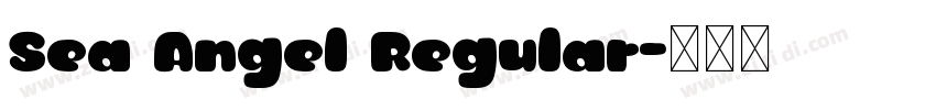 Sea Angel Regular字体转换